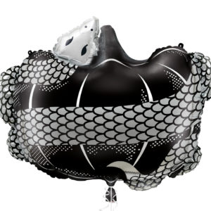 Foil Balloon Black Pumpkin & Snake