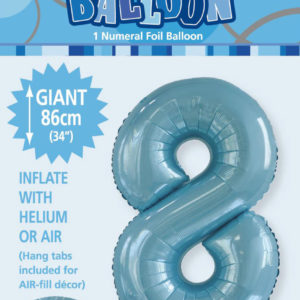 Foil Number Balloon (Blue)