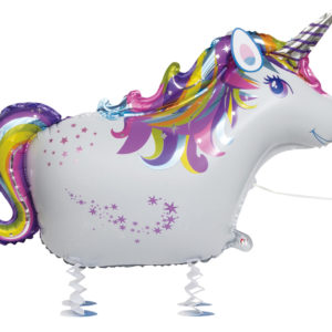 Walking Foil Balloon Unicorn