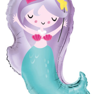 Foil Balloon Mermaid Shape