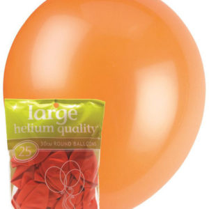 Metallic Balloons Orange